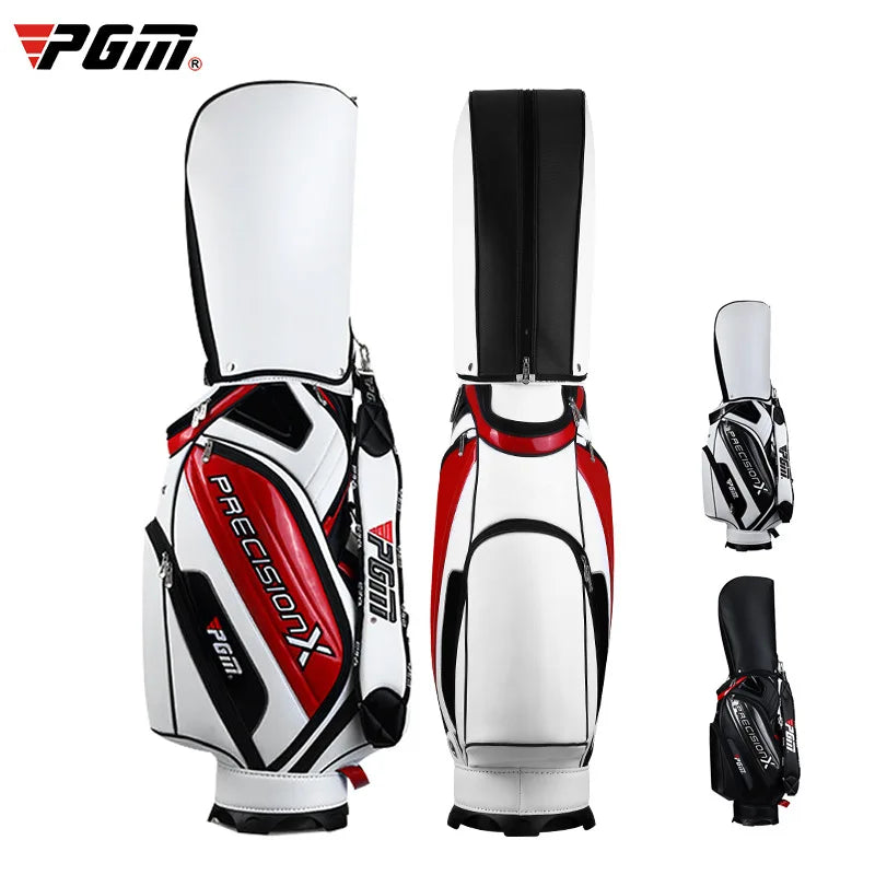 Men's PU Waterproof Golf Bag for 14 Clubs Large Capacity