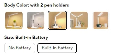 LED Desk Lamp USB Dimmable Touch Foldable Table Lamp with Calendar Temperature Clock Night Light for Study Reading Lamp - Buy online at  Vibe In Cart.