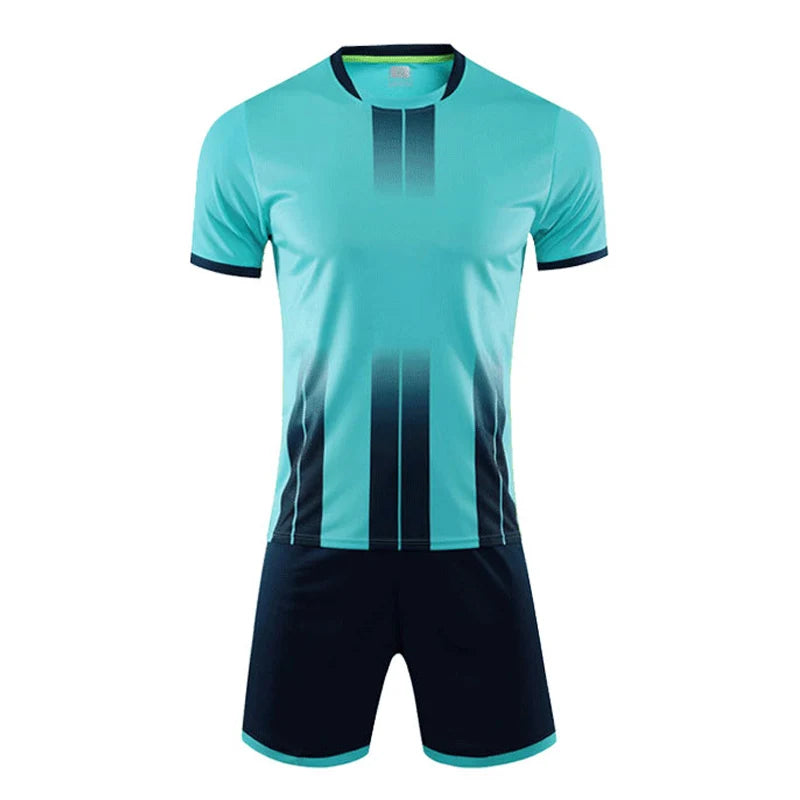 Unisex Polyester Spandex Soccer Jersey And Shorts Set