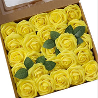 Artificial Foam Rose Flowers Bouquet Set, 10-100 Pieces