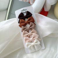 6/10Pcs/Set 2025 Fashion New Cute Ribbon Bowknot Hair Clips for Kids Handmade Baby Girls Hair Accessories - Buy online at  Vibe In Cart.