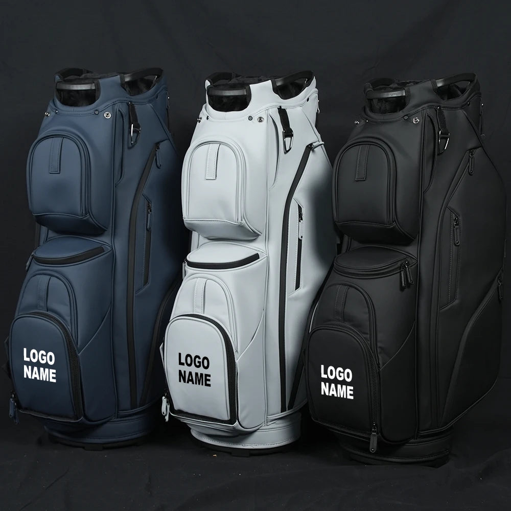 ASL GOLF OEM Brand Pu Leather Cart Bags Waterproof Custom logo Golf Club Bags 14 Waygolf Cart Bag for Men - Buy online at  Vibe In Cart.