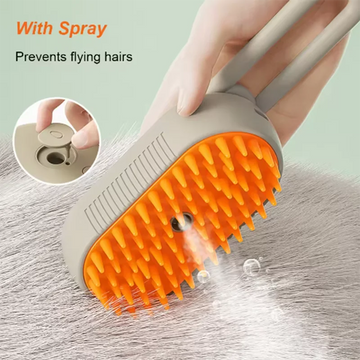 Hot Cat Dog Pet Spray Massage Brush One Button Steam Spray Folding Rotatable Floating Hair Bath Hair Removal Brush Comb - Buy online at  Vibe In Cart.