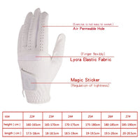 1 Pc Golf Gloves Left Right Hand Men's Soft Ultra-fiber Cloth Breathable Wear-resistant Golf Gloves Sports Gloves - Buy online at  Vibe In Cart.