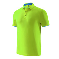 Men's Quick Dry Polyester Polo Shirt for Sports and Golf