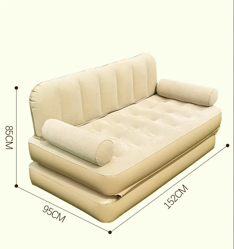 Seat Outdoor Inflatable Sofa Lazy Inflatable Sofa Bed Camping Inflatable Mattress Foldable Air Mattress Electric Inflation Pump - Buy online at  Vibe In Cart.