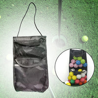 Mesh Storage Pouch for Golf and Tennis Balls with Hook
