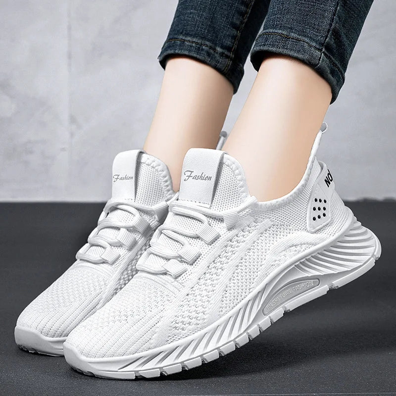 Women's Shoes Summer 2025 Casual Sneakers Breathable Mesh Lightweight Affordable Free Shipping - Buy online at  Vibe In Cart.