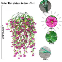 Artificial Flower New Artificial Hanging Flowers and Plants Easter Decoration 2025 UV-resistant and Realistic Room Decor Wedding - Buy online at  Vibe In Cart.