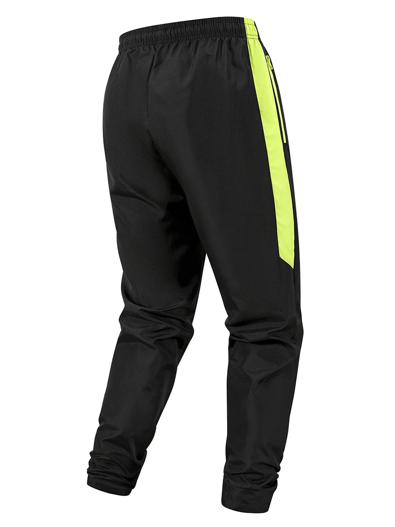 Men's Colorblock Patchwork Sports Pants with Zipper Side Pockets Spring Fall Breathable Quick Dry Hiking Running Trousers - Buy online at  Vibe In Cart.