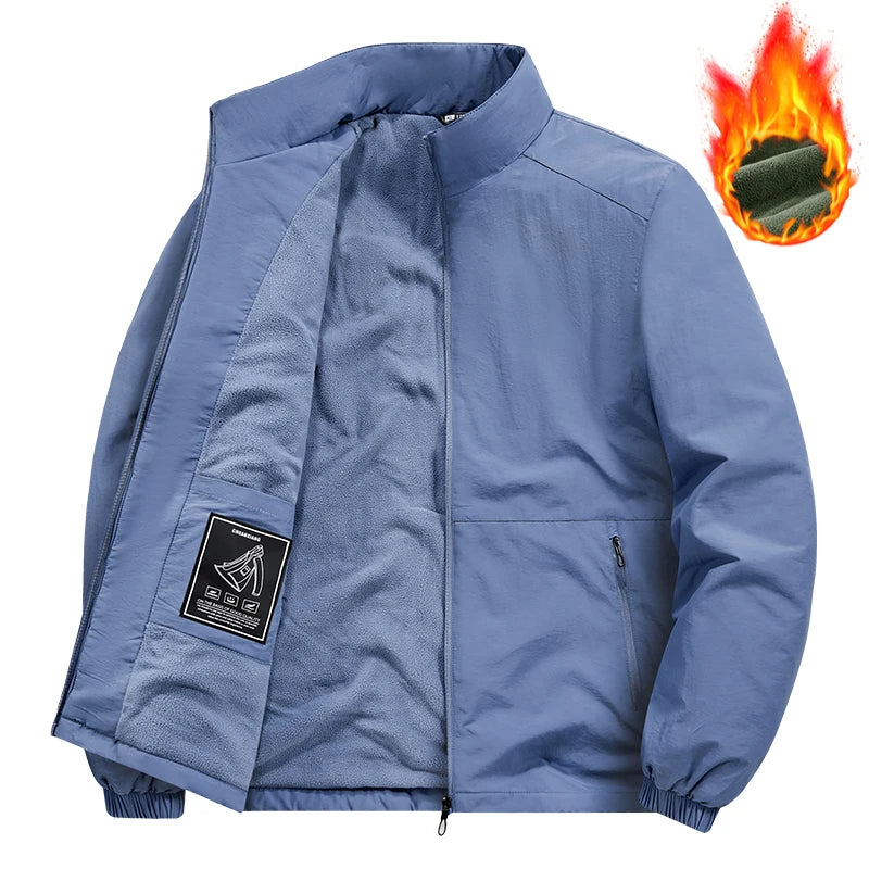 New Men Thick Warm Winter Jackets Casual Stand Solid Color Coats Outwear Men's Clothing Top - Buy online at  Vibe In Cart.