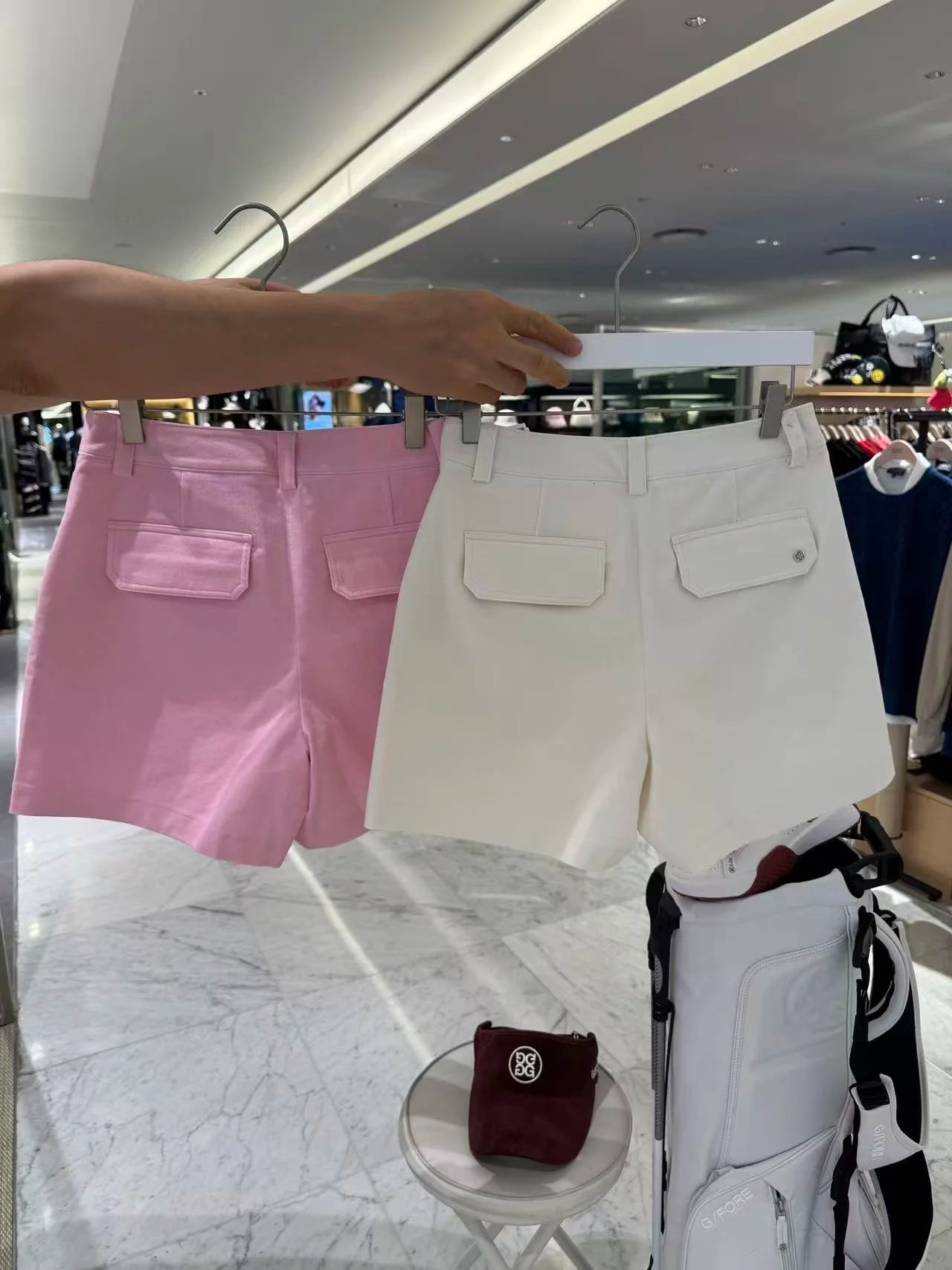 Women's Fashionable Casual Golf Shorts - Pleated A-Line Style with Excellent Stretch