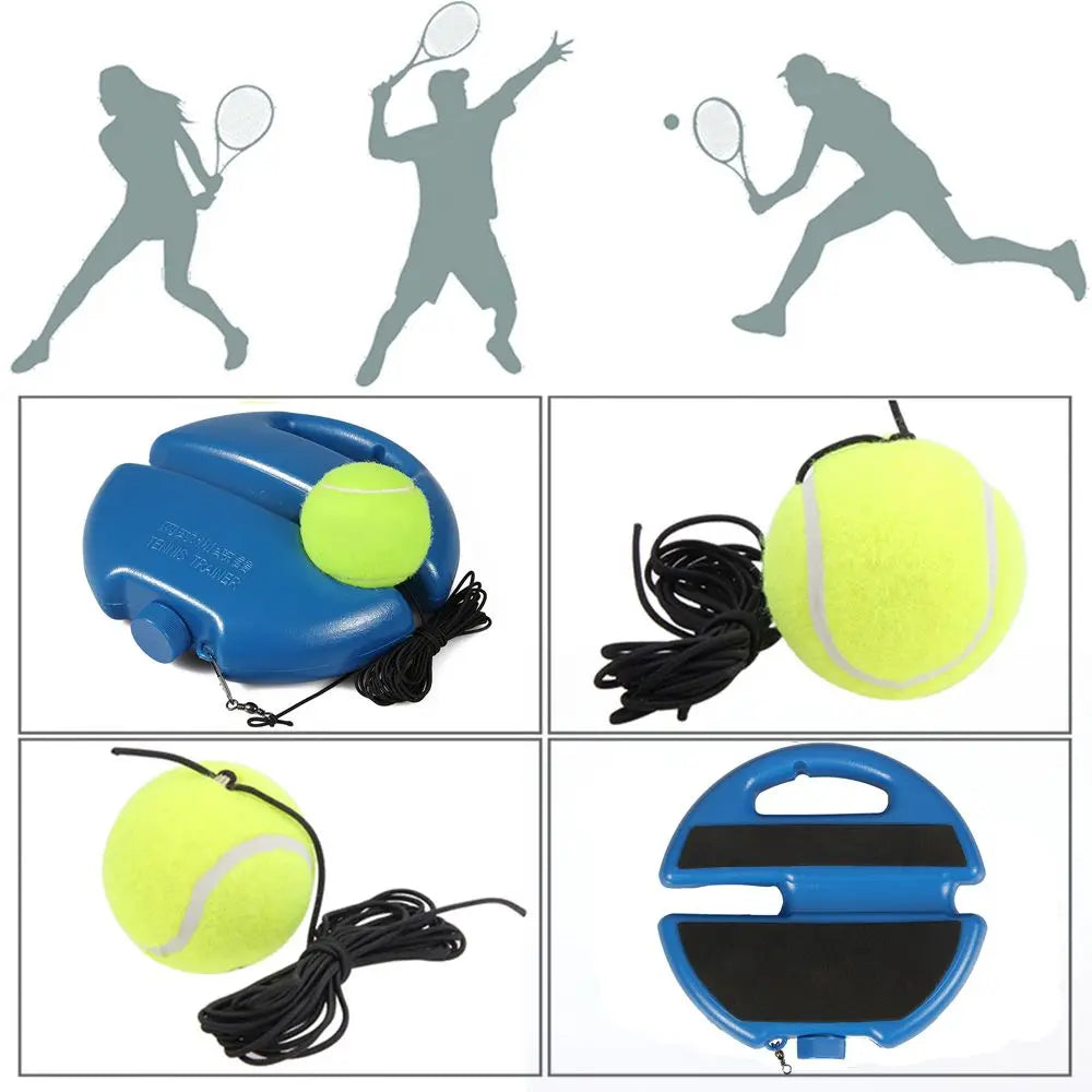Self-study Rebound Ball Tennis Trainer Training Primary Tool Exercise Tennis Ball - Buy online at  Vibe In Cart.