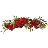 65cm Wedding Arch Flowers White Rose Decorative Floral Swag for Lintel Artificia Centerpieces for Door Window Home Decoration - Buy online at  Vibe In Cart.