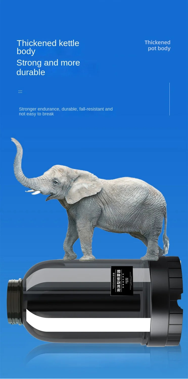 2L Hand Pump Foam Sprayer with 3 Types of Nozzle Hand Pneumatic Foam Cannon Snow Foam Car Wash Spray Bottle Car Window Cleaning - Buy online at  Vibe In Cart.