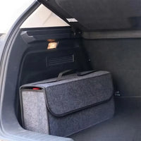 1PC Dark gray car felt storage box car storage bag enlarged and thickened soft felt storage box household storage box - Buy online at  Vibe In Cart.