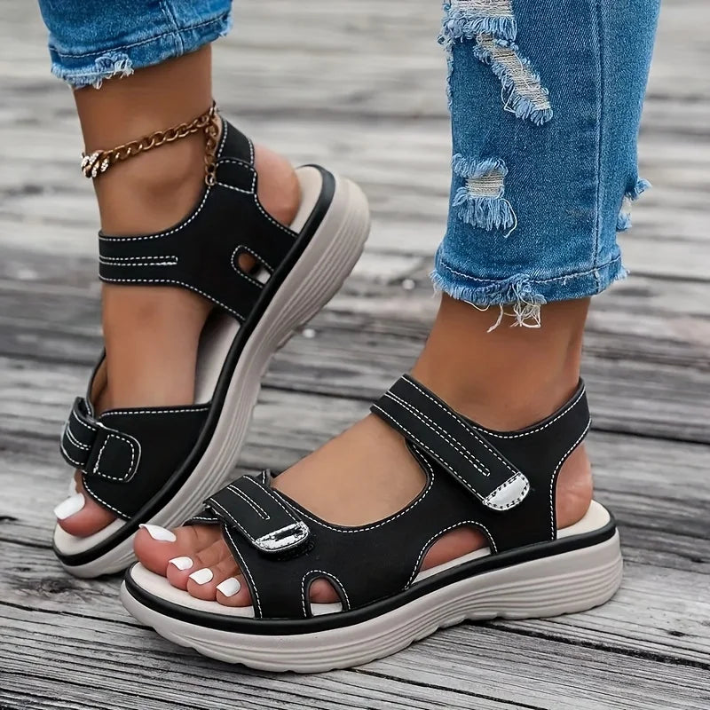2025 New Summer Sandals Travel Women Shoes New Sandal Sole Durable Sandal Ladies Outdoor Beach Slippers Platform Sandals - Buy online at  Vibe In Cart.