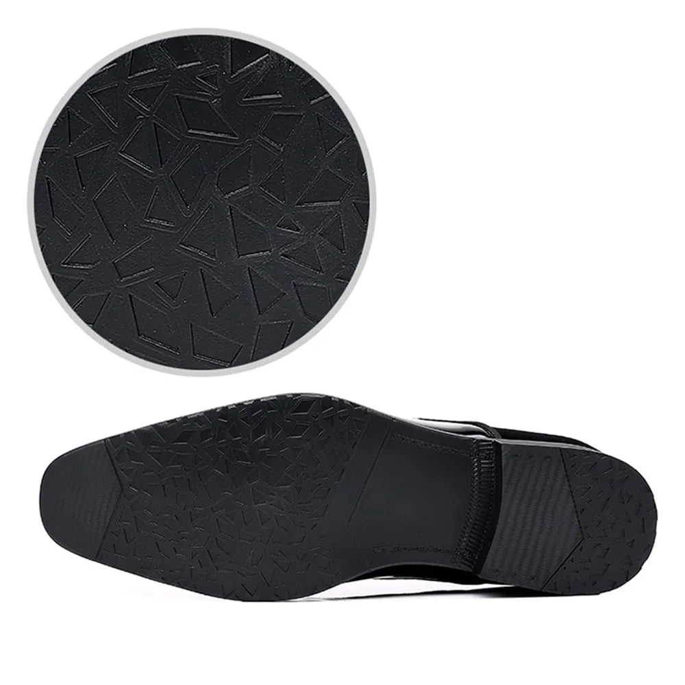 Men's Oxford Shoes Lace up Formal High Gloss Low Top Square Toe Suit Tuxedo Dress Shoes for Business Casual Shoe for Mens - Buy online at  Vibe In Cart.