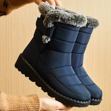 Women's Boots 2025 Trend Winter Shoes For Woman Winter Boots Ankle Low Heels Botas Mujer Waterproof Snow Boots With Fur Shoes - Buy online at  Vibe In Cart.