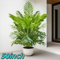 50-Inch Giant Artificial Palm Tree Realistic Full Lush Greenery Indoor Outdoor All-Season Decor for Home Office Wedding Party - Buy online at  Vibe In Cart.