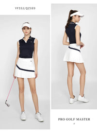 PGM Golf skirt for women‘s summer sports shorts with breathable base pants and a pleated QZ089