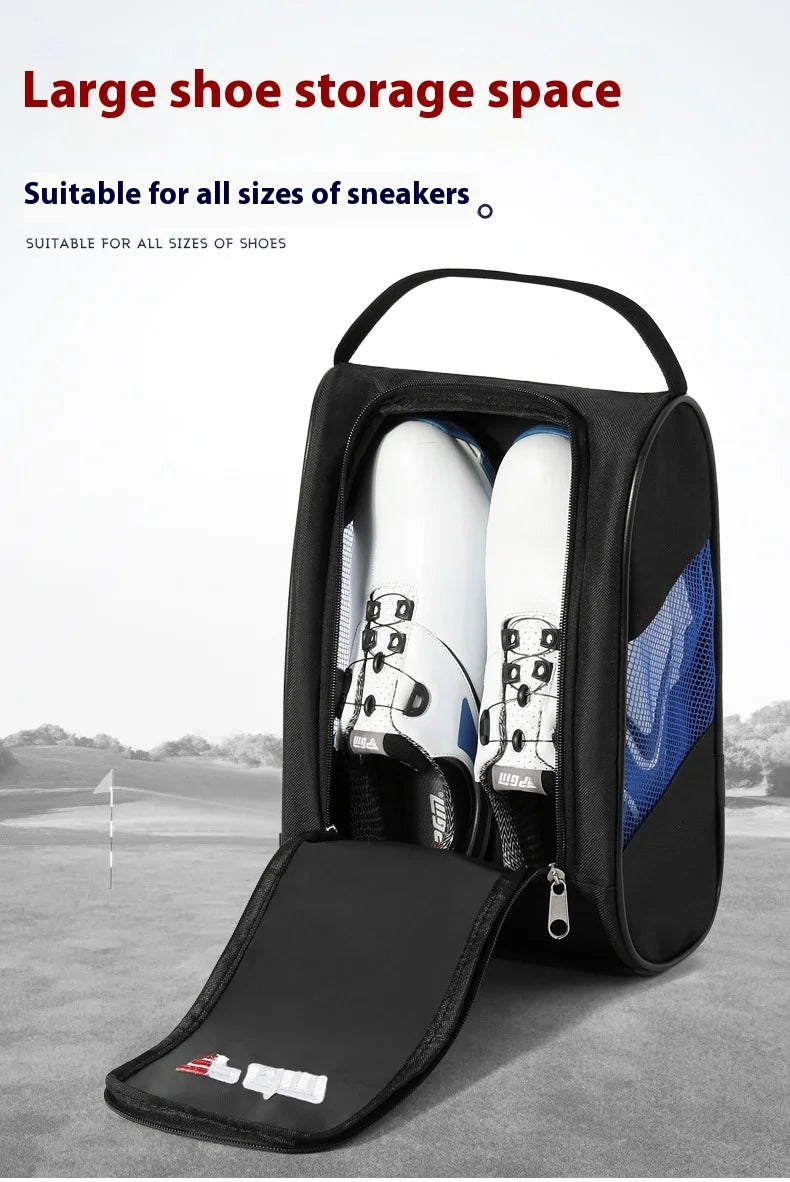Golf Shoe Bag Made of Nylon, Available in Four Colors