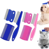 Flea Comb Cat Grooming Comb Set 3 Pcs/set Removes Mucus and Crust Small Lice Flea Combs Cats Supplies Pet Comb - Buy online at  Vibe In Cart.