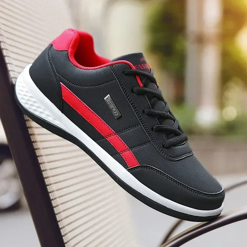 Shoes for Lace Up Footwear Vulcanized Men Leather Sneaker Waterproof Casual Comfortable Men's Sneaker Man Shoe Masculino - Buy online at  Vibe In Cart.