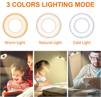 LED Reading Lights 360°Flexible Gooseneck Dimmable Table Lamp Clip On Indoor Bedroom Eye Protection Desk Light Book Clamp Lamp - Buy online at  Vibe In Cart.