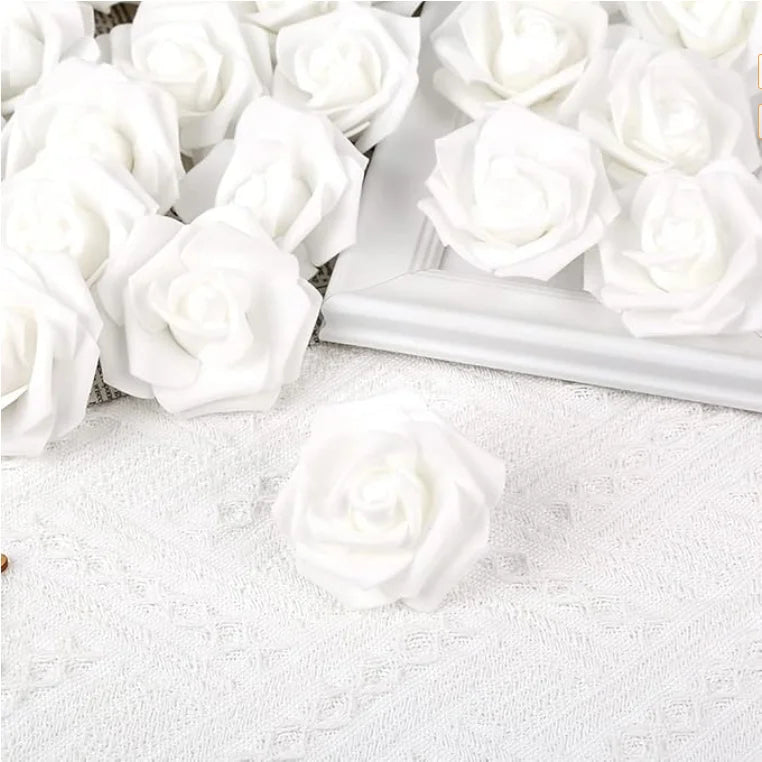 10/20/50Pcs Artificial Foam Rose Flowers PE Fake Flower for Home Room Dceor Wedding Party Halloween Thanksgiving Christmas Decor - Buy online at  Vibe In Cart.