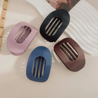 PC Hair Claw Clip for Women New Design Leopard Matte Curved Flat Styling Barrettes Acrylic Lying Down Hair Accessories - Buy online at  Vibe In Cart.