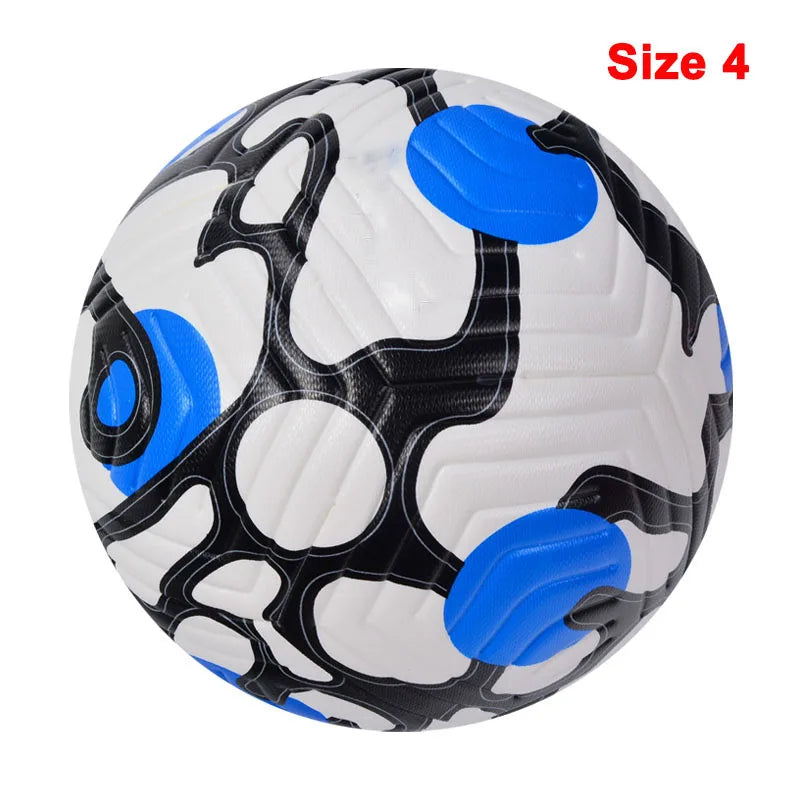 Soccer Balls, Size 5 and Size 4, PU Material, Seamless Design