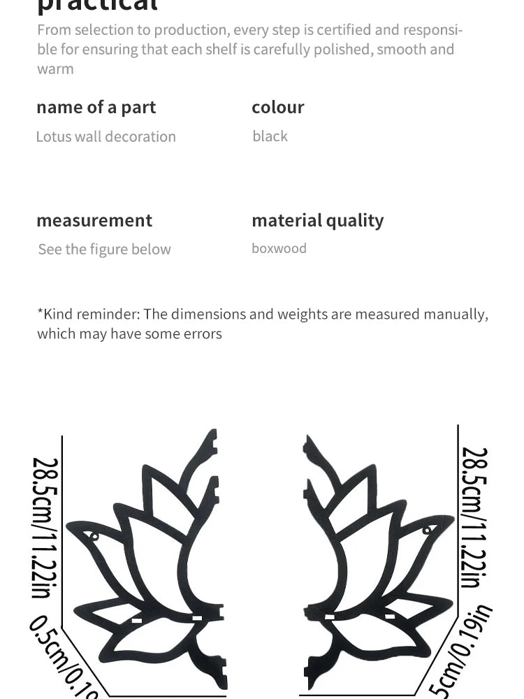 Wooden Lotus Hollow Decorative Rack Aromatherapy Organiser Essential Oil Candle Holder Wall Mounted Shelf Corner Shelf - Buy online at  Vibe In Cart.