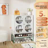 Modern Style Wooden Shoe Organizer For Entryway Storage