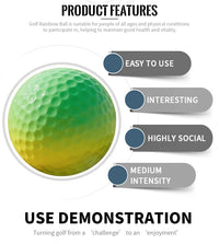 Soft Rainbow Golf Balls for Practice, 3 or 6 Pack