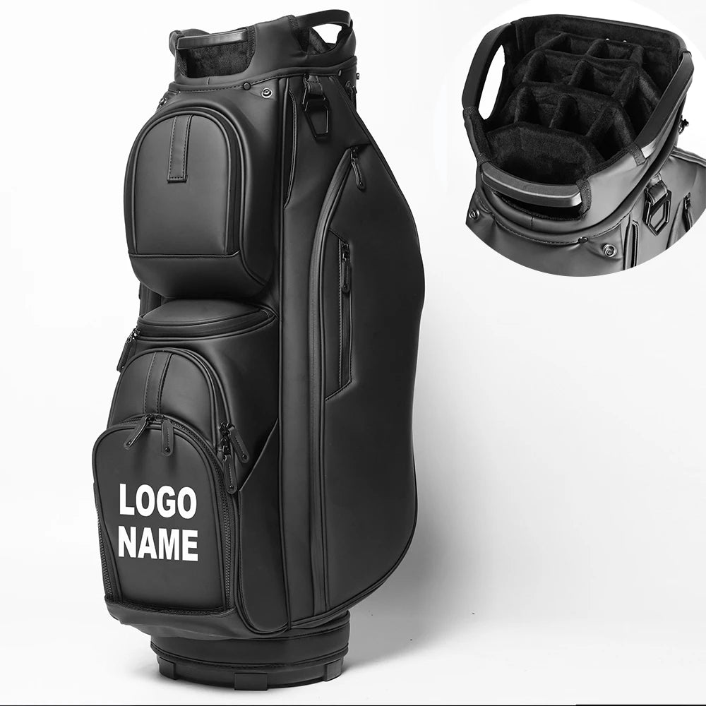 ASL GOLF OEM Brand Pu Leather Cart Bags Waterproof Custom logo Golf Club Bags 14 Waygolf Cart Bag for Men - Buy online at  Vibe In Cart.