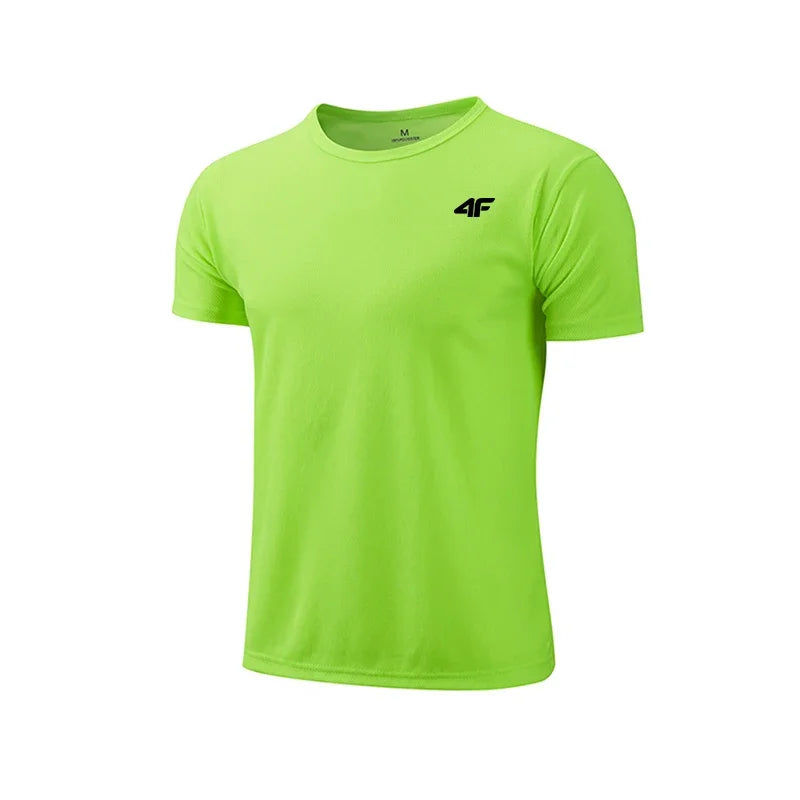 Men's Summer Exercise Trainning T-shirt High Quality Breathable Quick Dry Short Sleeved Top Marathon Gym Fitness Basketball Tees - Buy online at  Vibe In Cart.