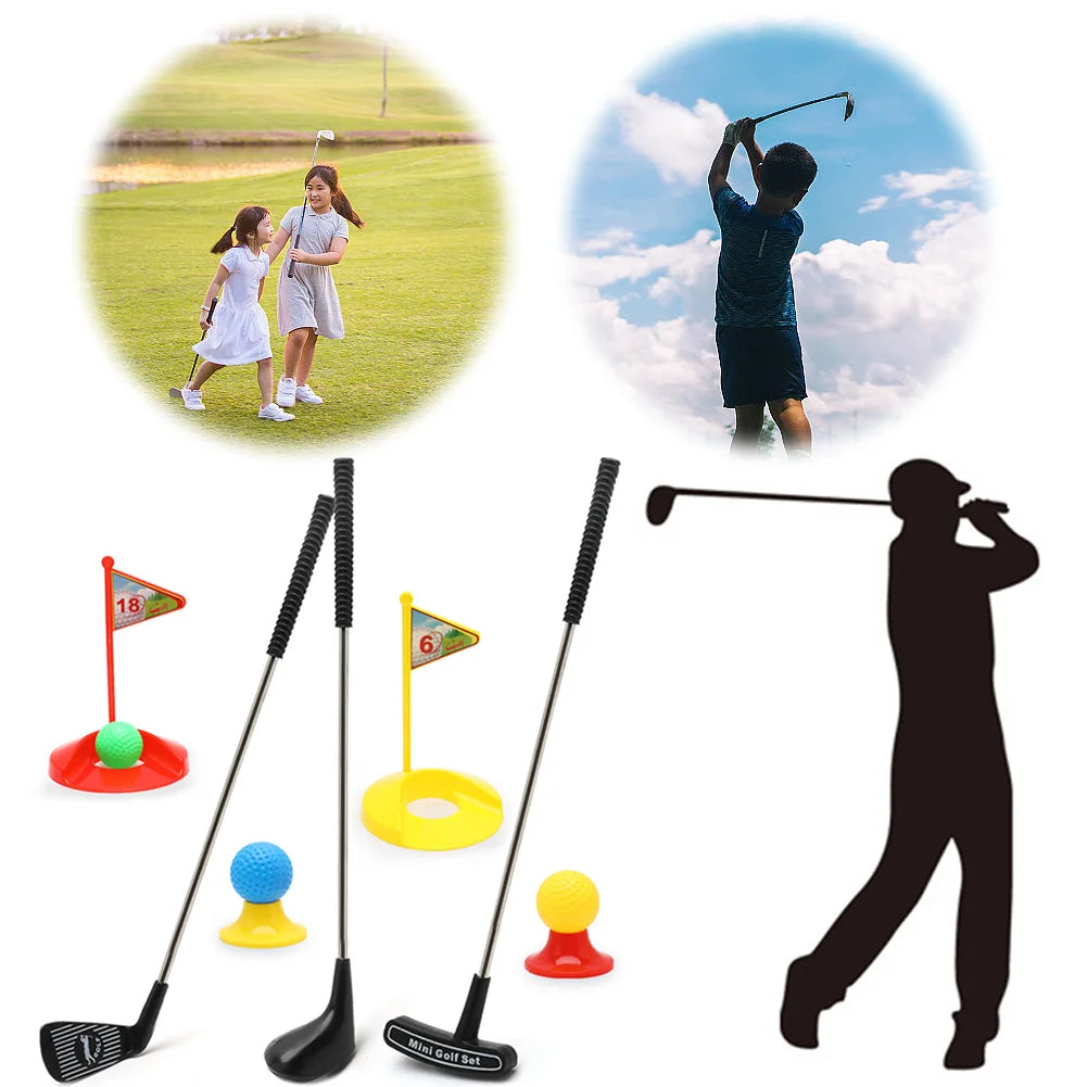 Educational Plastic Golf Clubs Set for Toddlers Ages 3-6