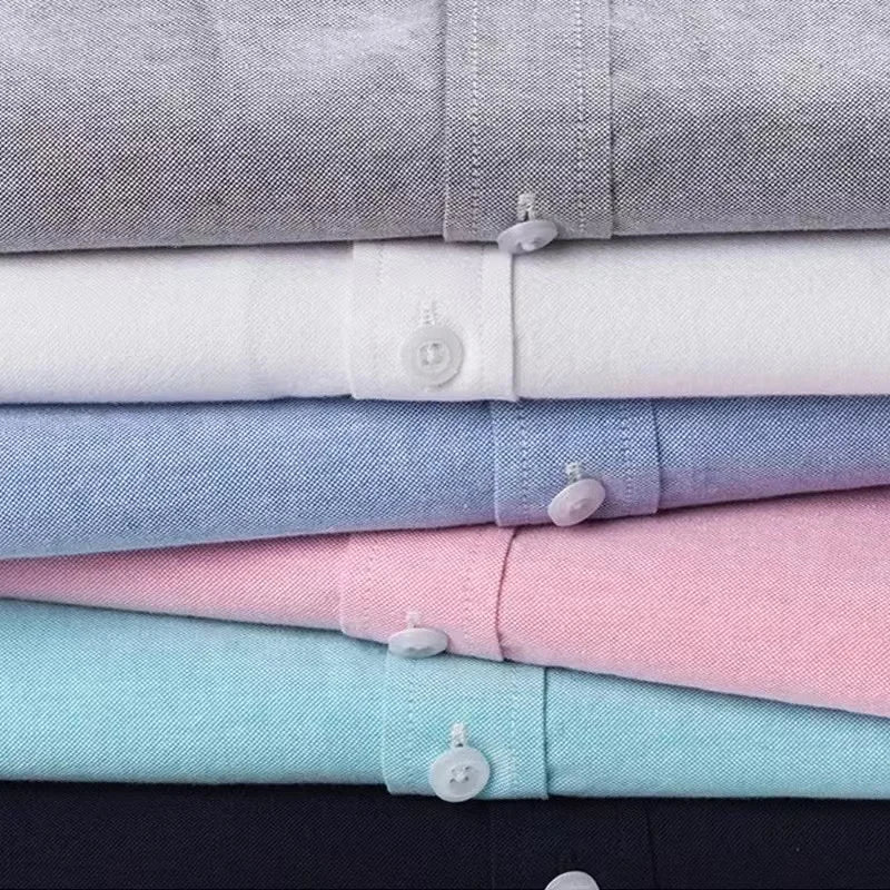 Plus 5XL 6XL Mens Oxford Shirts 100% Cotton Spring Long Sleeve Casual Business Formal Dress Shirt Regular Fit Social Man Clothes - Buy online at  Vibe In Cart.