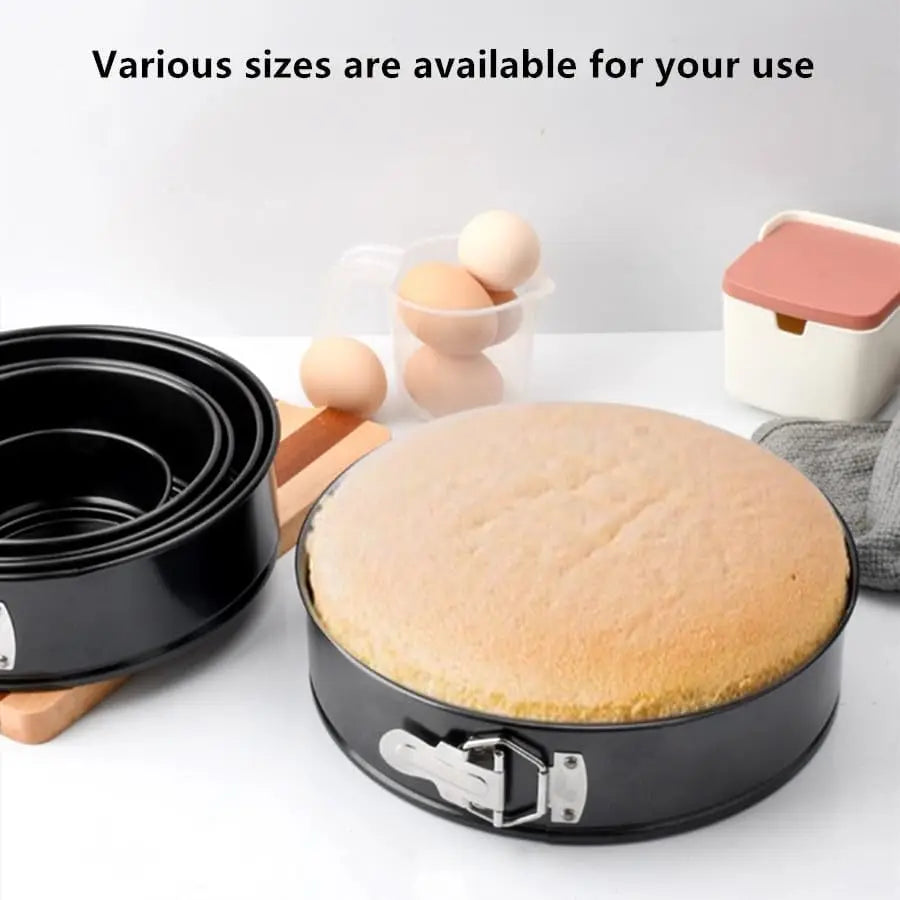 Round Cake Mould Removable Bottom Leakproof Round Cake Pan Bakeware Non-Stick Metal Bake Mould Kitchen Accessories Baking Tools - Buy online at  Vibe In Cart.