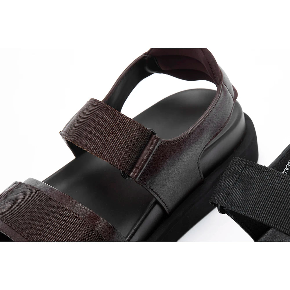 New Arrival Genuine Leather Sandals Non-slip Slippers Top Layer Cowhide Vamp Comfortable Mens Casual Shoes - Buy online at  Vibe In Cart.