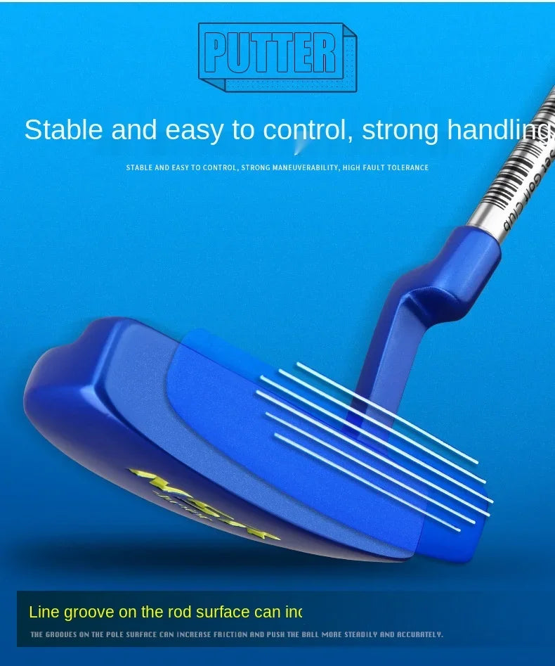 Children's Right Handed Golf Clubs Set with Bag and Headcover for Kids 95-155cm