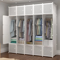 Modern Minimalist Closet Nordic Makeup Cube Jewelry Simple Portable Display Door Shelves Wardrobe Fabric Armario Hotel Furniture - Buy online at  Vibe In Cart.