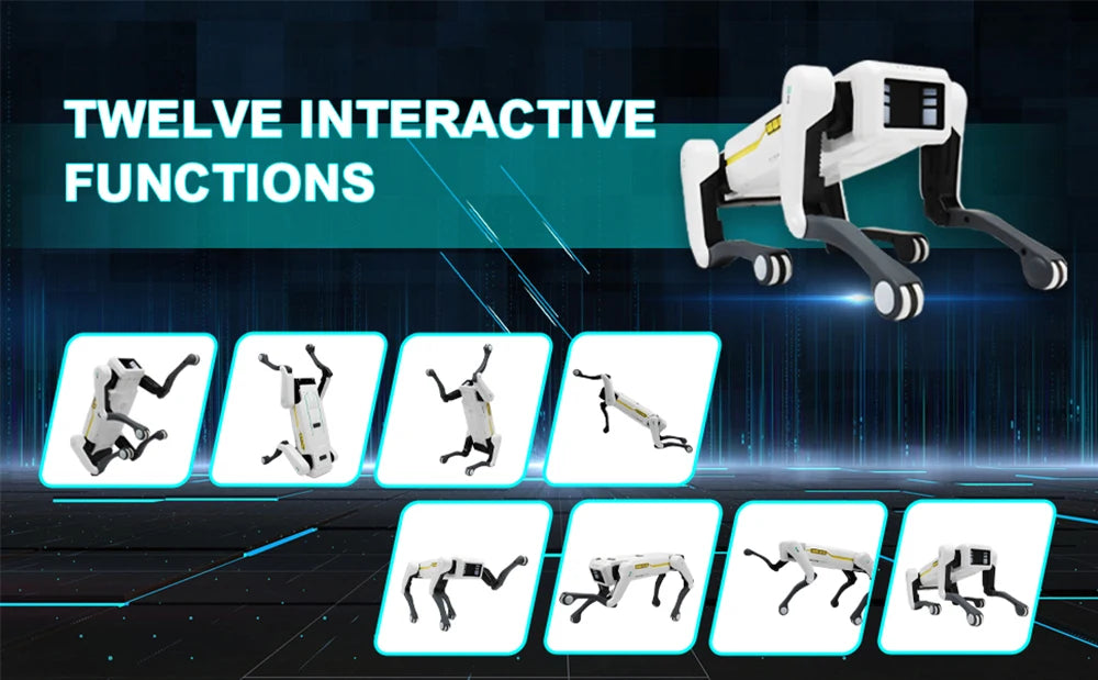 Robot Dog Toy with Programmable Remote Control and Voice Interaction