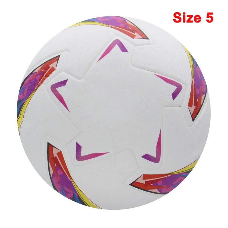Soccer Balls, Size 5 and Size 4, PU Material, Seamless Design