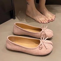Japanese Style Tabi Ninja Shoes Women Cozy Leather Flats Split Hoof Toe Loafers Femme Mary Jeans Mocasines Ladies Ballerina Shoe - Buy online at  Vibe In Cart.