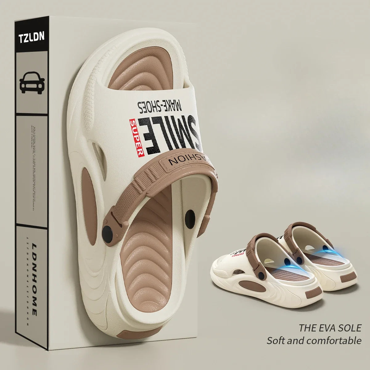 Outdoor Women and Mens Summer 2025 Men's Slippers EVA Lightweight Slides Indoor Leisure Beach Shoes Comfort Soft Men's Slippers - Buy online at  Vibe In Cart.