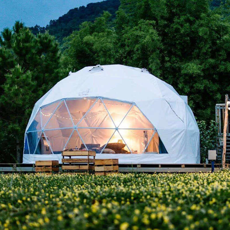 Geodesic Dome Manor greenhouse Tent Leisure Resort Vacation Outdoor Glamping Round Tent Transparent Starry Sky Luxury Hotel Dome - Buy online at  Vibe In Cart.