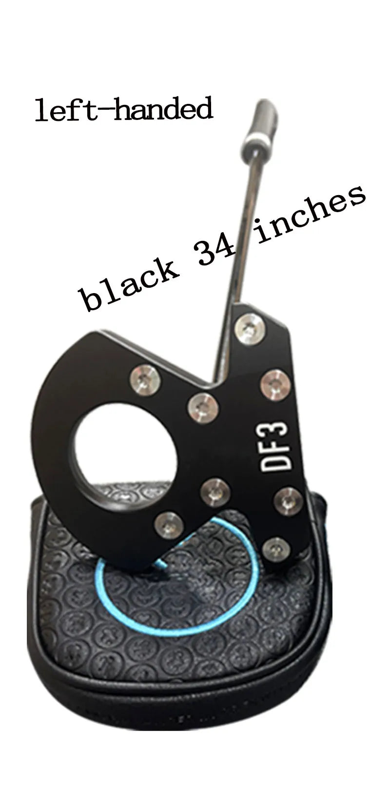 DF3 left-handed Golf putter zero torque putter low balance Putter 33 34 35 36 Inch With Black Steel Shaft DF3 left handed putter - Buy online at  Vibe In Cart.