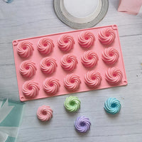 15 Holes Spiral Shape Silicone Cake Mold Mousse Dessert Baking Chocolate Donuts Bakeware Pastry Mould - Buy online at  Vibe In Cart.